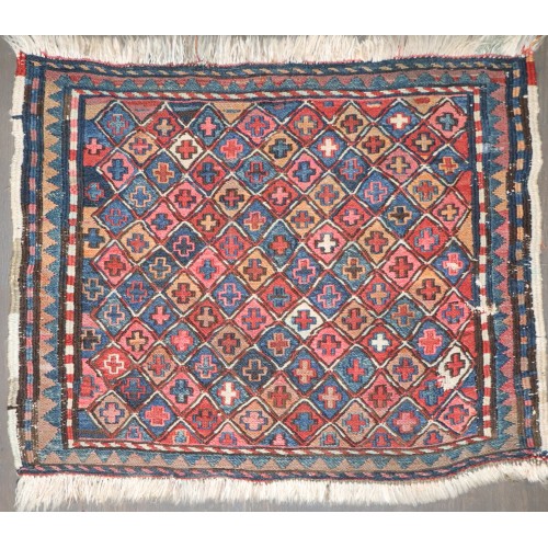 Antique Soumac Mini Rug No. j4297