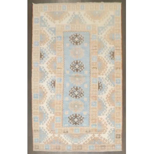 Sky Blue Turkish Konya Rug No. j4306