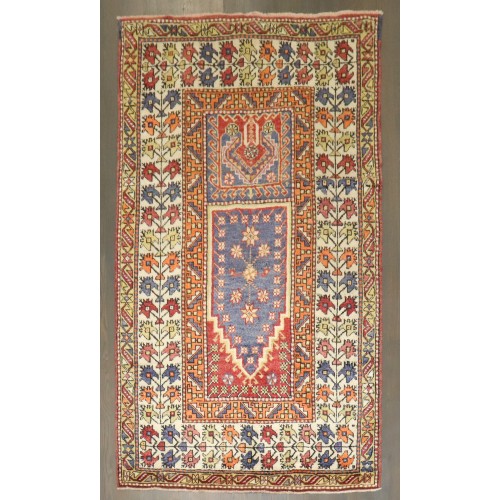 Turkish Anatolian Prayer Niche Rug No. j4310