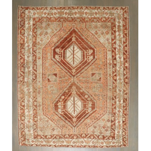 Antique Shiraz Square Rug No. j4311