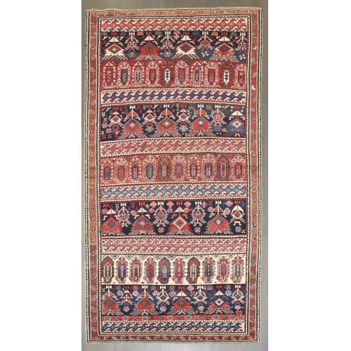 Antique Eclectic Shirvan Rug No. j4327