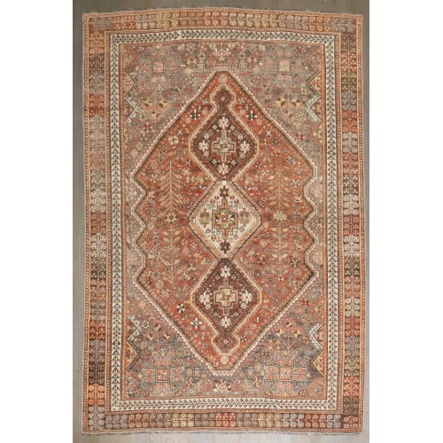 Persian Shiraz Antique Intermediat Rug No. j4336