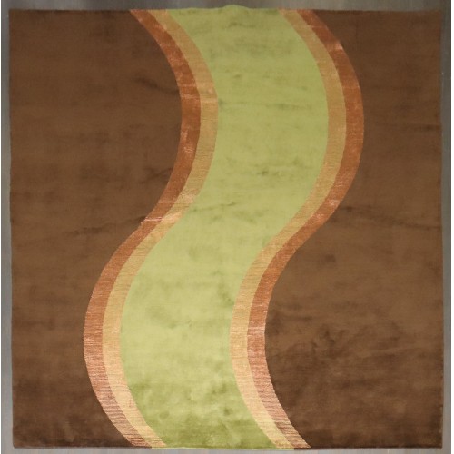 Modern Tibetan Rug No. j4351