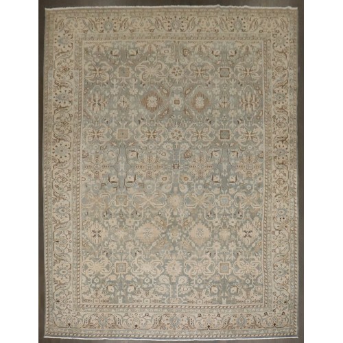 Persian Malayer Sea Foam Color Rug No. j4366