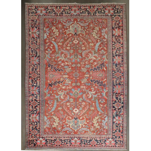 Red Antique Persian Heriz No. j4374