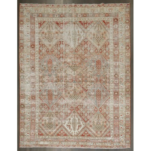 Shabby Chic Antique Rustic Persian Bakhtiari Rug No. j4378