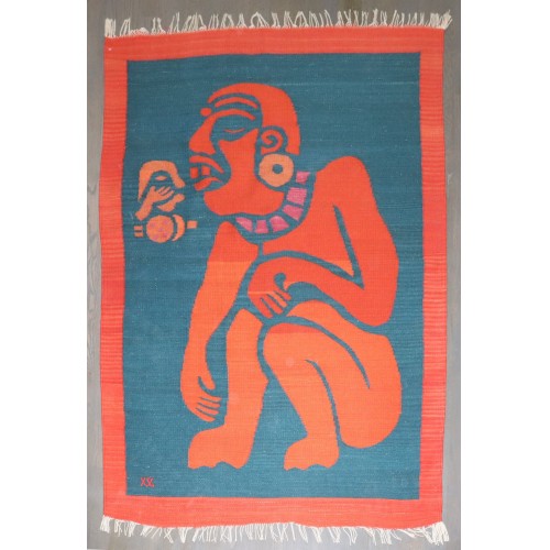 Unusual Latin American Zapotec Tapestry No. j4440
