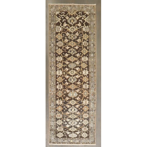 Chocolate Brown Persian Malayer Runner No. j4472