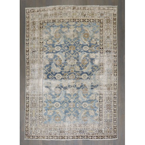 Blue Worn Malayer Rug No. j4488