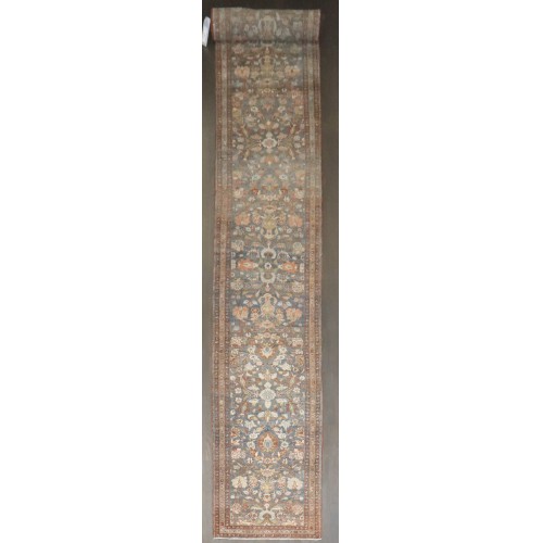 Long Floral Persian Malayer Runner No. j4493