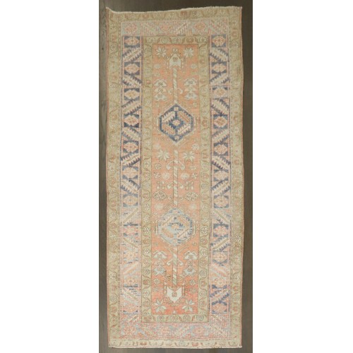 Antique Heriz Washed Runner No. j4575