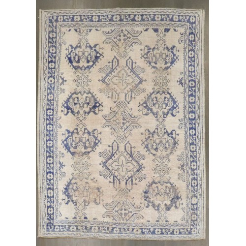 Blue Crab Oushak Rug No. j4657
