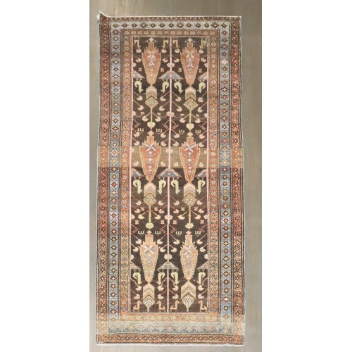 Brown Persian Short Malayer Runner No. j4692