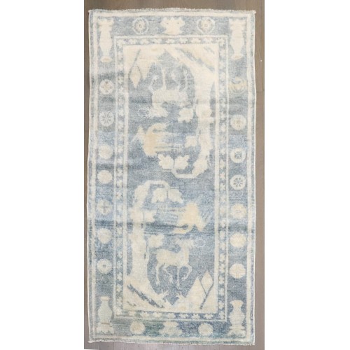 Soft Blue Chinese Pictorial Rug No. j4767
