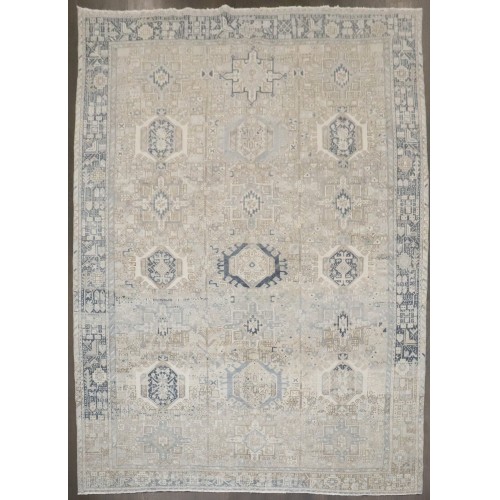 Neutral Color Persian Heriz Karadja Rug No. j4869