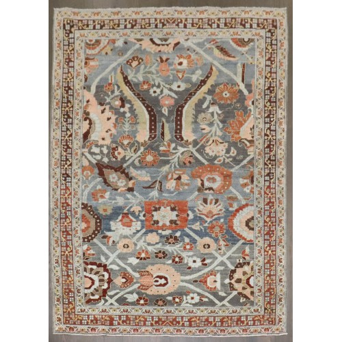 Formal Malayer Accent Square Rug No. j4879