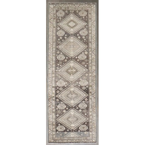 Brown Geometric Malayer Runner No. j4895