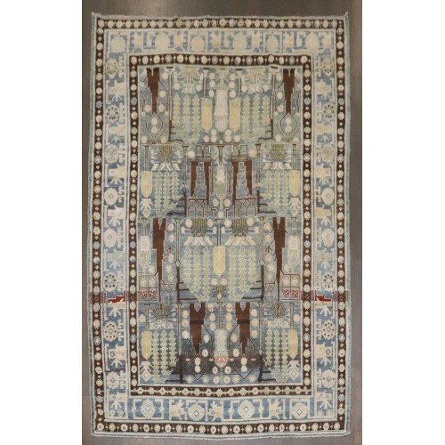 Striking Willow Tree Antique Malayer Rug No. j4915