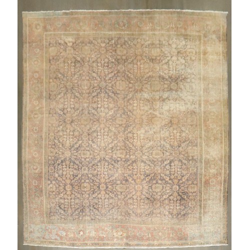 Square Distressed Persian Mahal Carpet No. j4991