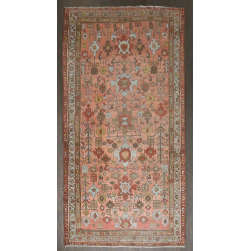 Small Antique Persian Lilihan Rug No. j5015