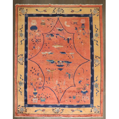Enchanting Art Deco Chinese Rug No. j5076