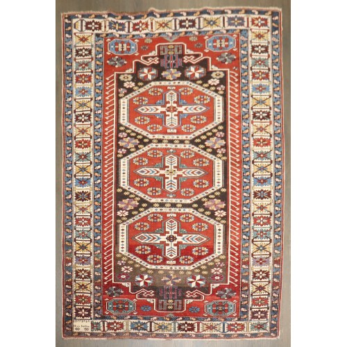 Antique Caucasian Shirvan dated 1904 No. j5104