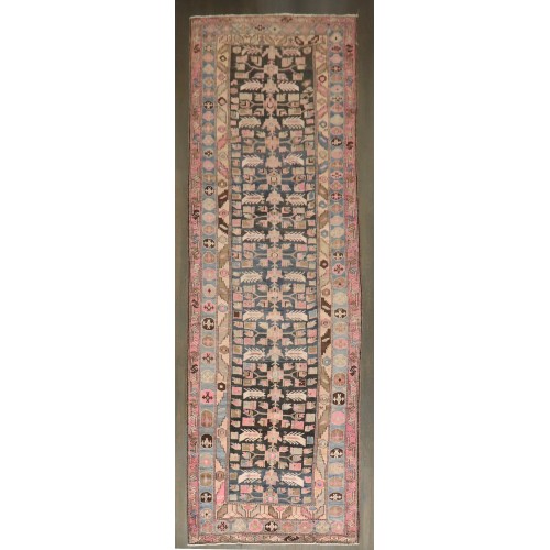 Vintage Pink Border Karabagh Wide Runner No. j5139