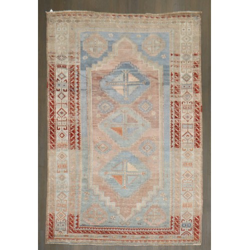 Decorative Geometric Kazak Rug No. j5155