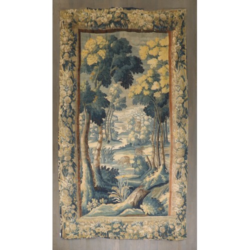 Late 17th Century Flemish Baroque Verdure Tapestry No. j5160