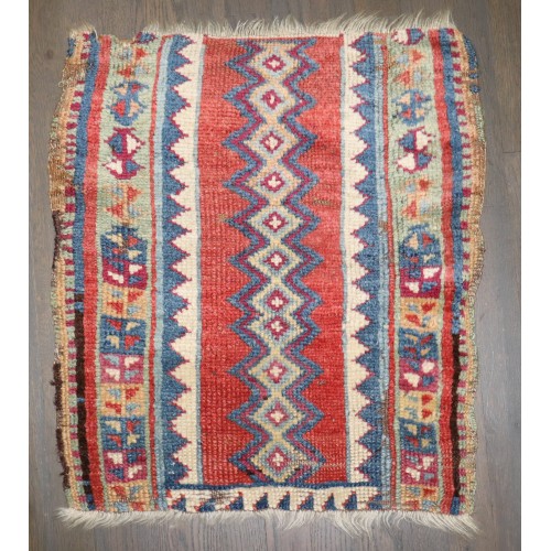 Antique 19th Century Anatolian Turkish Small Tribal Rug No. j5174