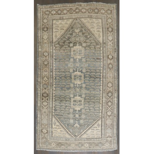 Kurd Bidjar Blue Gray Rug No. j5184