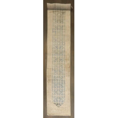 Long Blue Beige Malayer Runner No. j5210