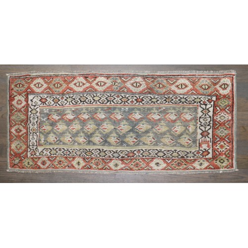Antique Mini Kurdish Boteh Rug No. j5231