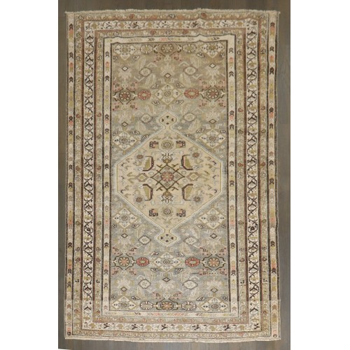 Persian Malayer Medallion Earth Color Rug No. j5234