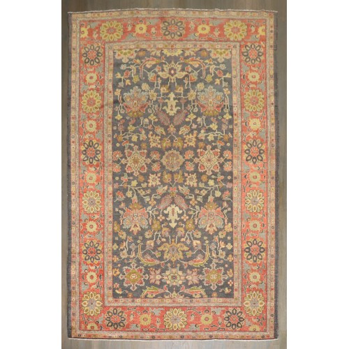19th Century Antique Mahal Sultanabad Rug No. j5252