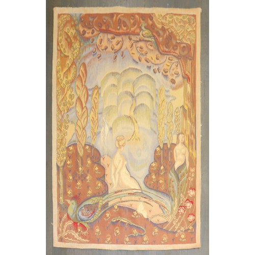 Antique Erotic Tapestry Chris De Moor 1937 No. j5282