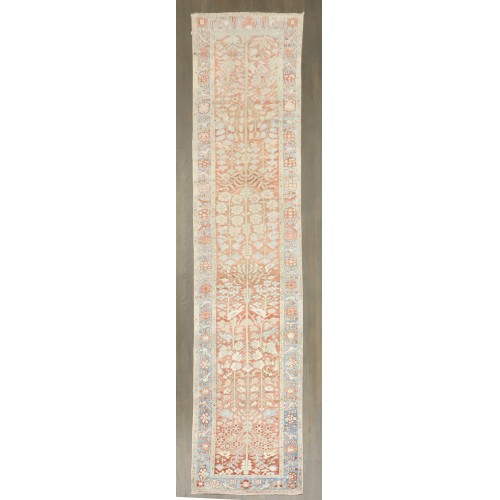 Floral Antique Persian Heriz Runner No. j5320