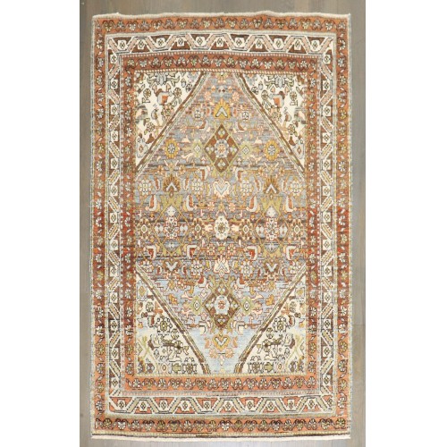 Small Antique Persian Malayer Rug No. j5365
