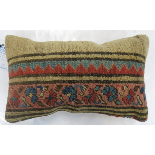 Persian Serab Border Rug Pillow No. p1250