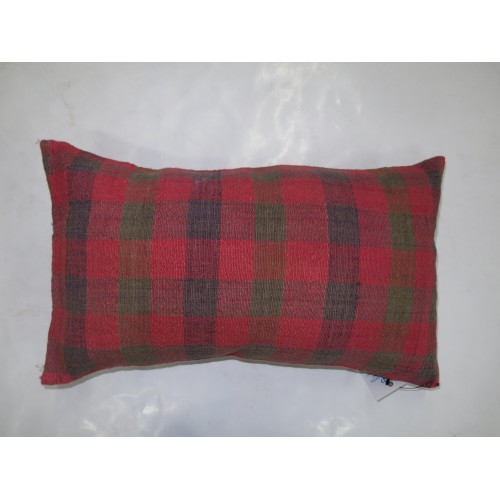 Textile Plaid Pink Pillow No. p1337