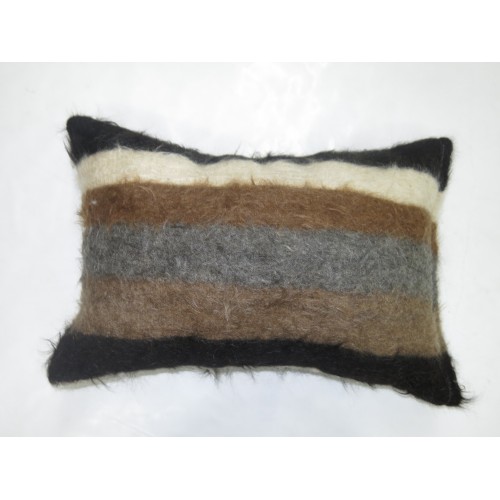Turkish Striped Mohair Pillow No. p1417