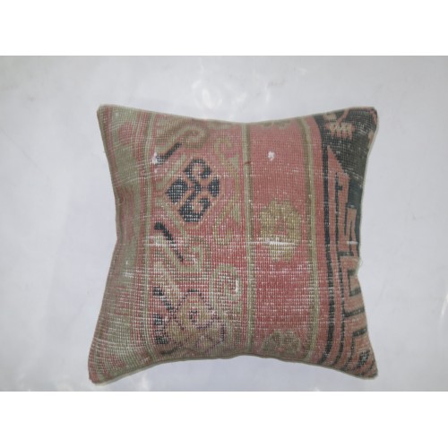 Feminine Khotan rug Pillow No. p1477