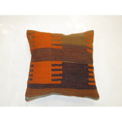 Orange Kilim Pillow No. p1529