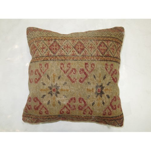 Turkish  Mini Rug Pillow No. p1599