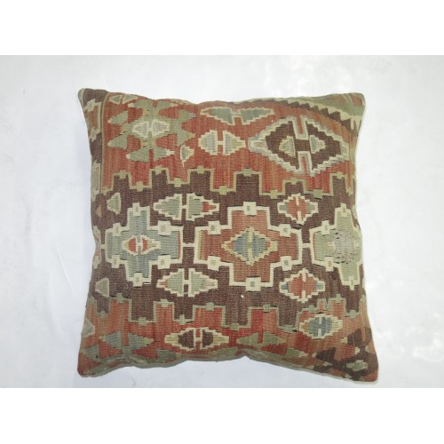 Casual Geometric Kilim Pillow No. p1668