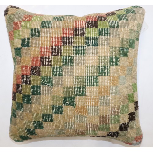 Turkish Checkerboard Deco Pillow No. p1785