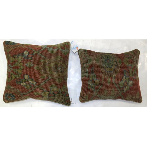 Pair of Malayer Rug Pillows No. p2437 p2439