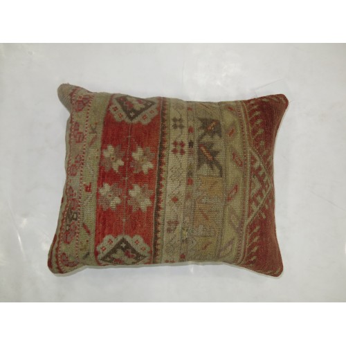 Turkish Sivas Rug Pillow No. p2634