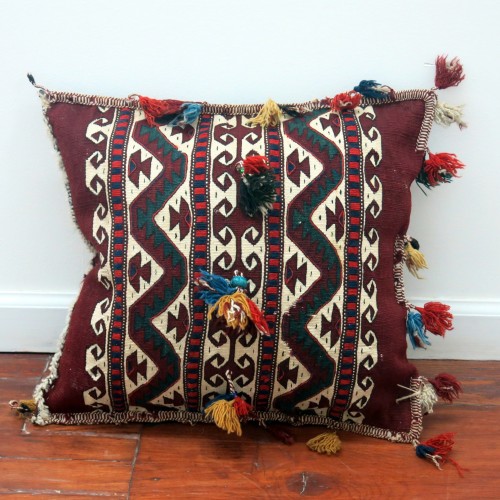 Antique Turkeman Rug Pillow No. p267