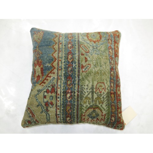 Antique Persian Senneh Rug Pillow No. p2737